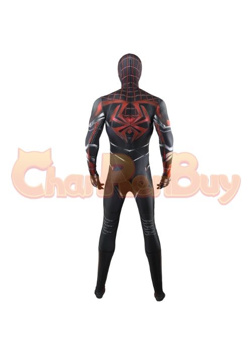 Miles Morales Advanced Tech Suit Costume Cosplay Marvel's Spider-Man Bodysuit for Adult Kid