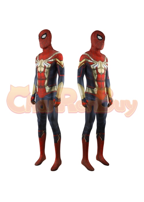 Avengers Infinity War Peter Parker Iron Spider Man Suit Cosplay Bodysuit Ver.1