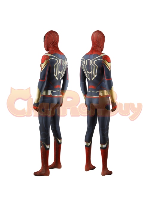 Avengers Infinity War Peter Parker Iron Spider Man Suit Cosplay Bodysuit Ver.1