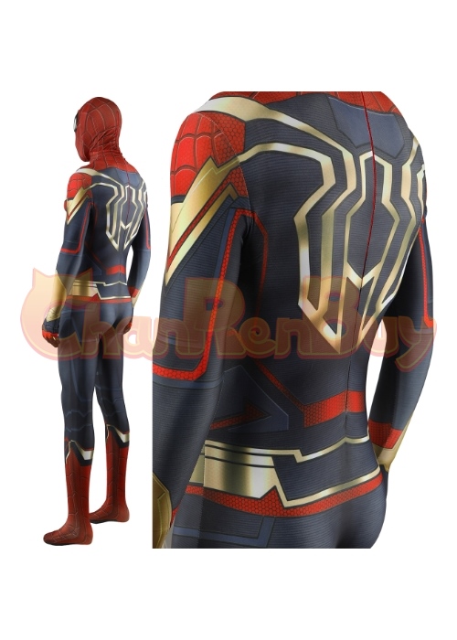Avengers Infinity War Peter Parker Iron Spider Man Suit Cosplay Bodysuit Ver.1