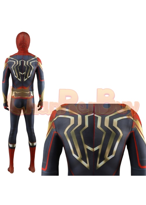 Avengers Infinity War Peter Parker Iron Spider Man Suit Cosplay Bodysuit Ver.1