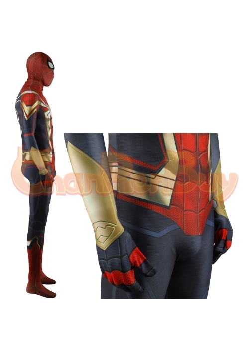 Avengers Infinity War Peter Parker Iron Spider Man Suit Cosplay Bodysuit Ver.1
