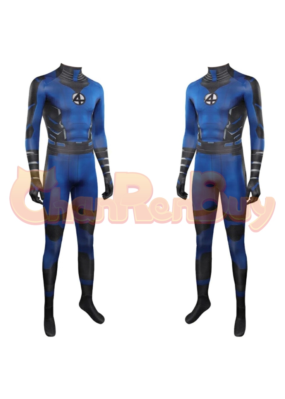 Fantastic Four Costume Mister Fantastic Bodysuit Cosplay