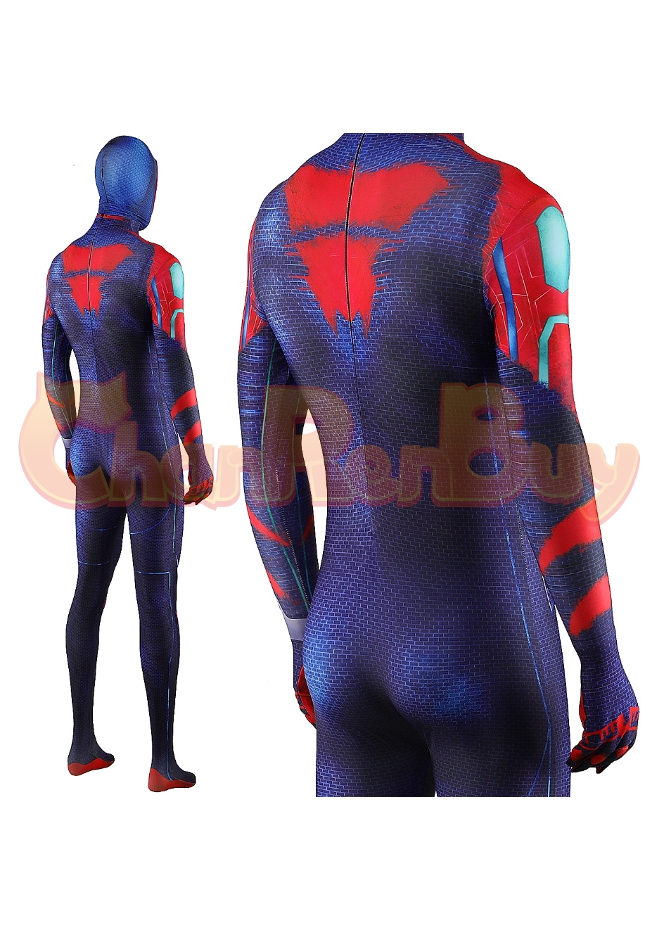 Spider-Man 2099 Costume Spider Man Bodysuit Cosplay