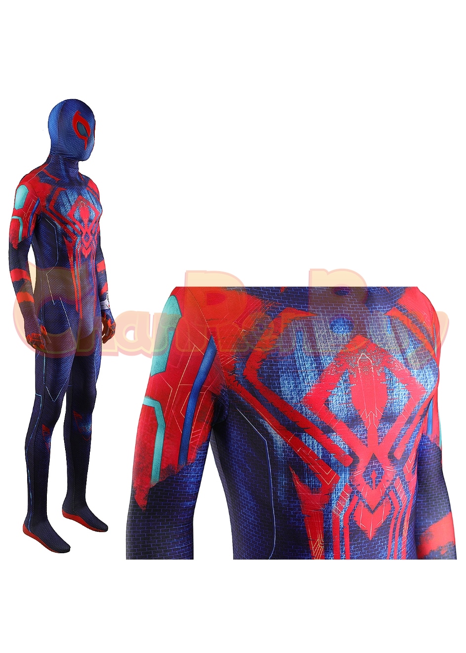 Spider-Man 2099 Costume Spider Man Bodysuit Cosplay