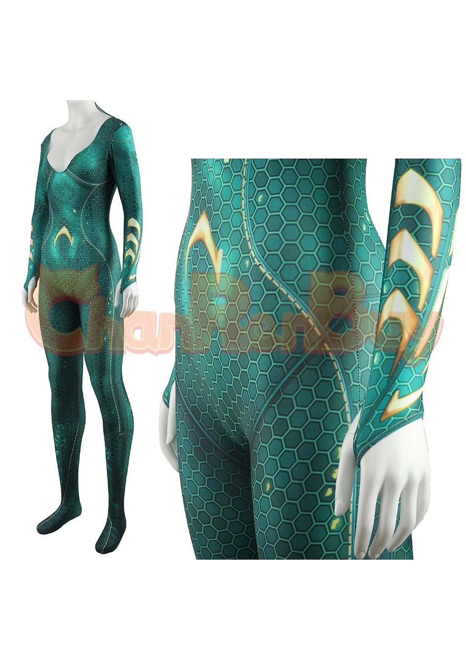 Aquaman and the Lost Kingdom Costume Mera Bodysuit Cosplay