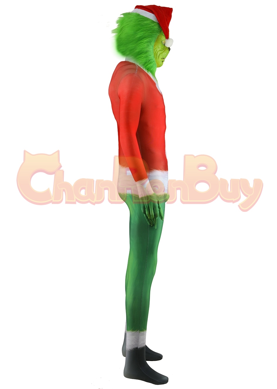 How the Grinch Stole Christmas Costume Grinch Bodysuit Cosplay