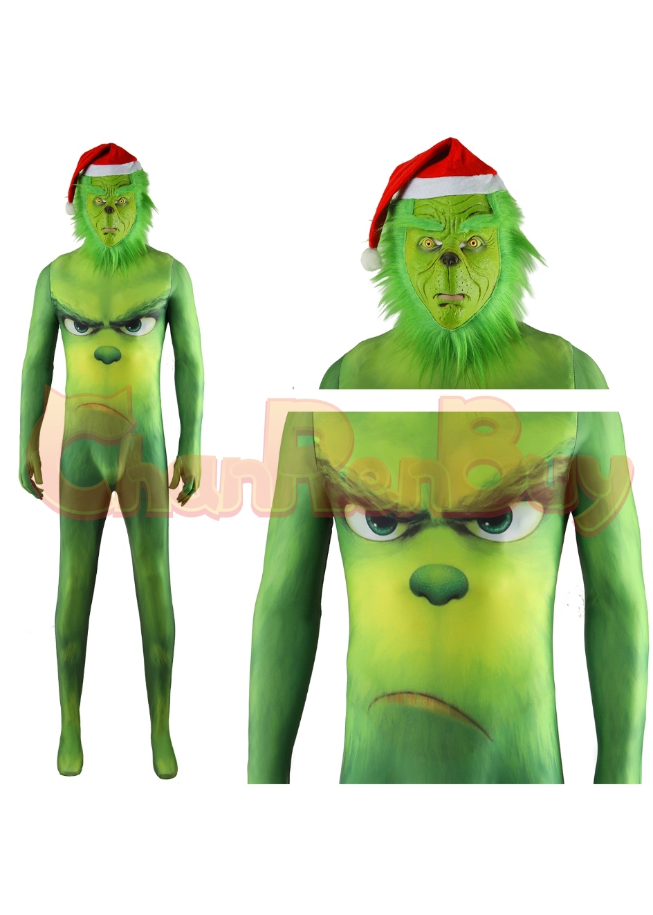 The Grinch Costume Grinch Bodysuit CosplayChaorenbuy Cosplay