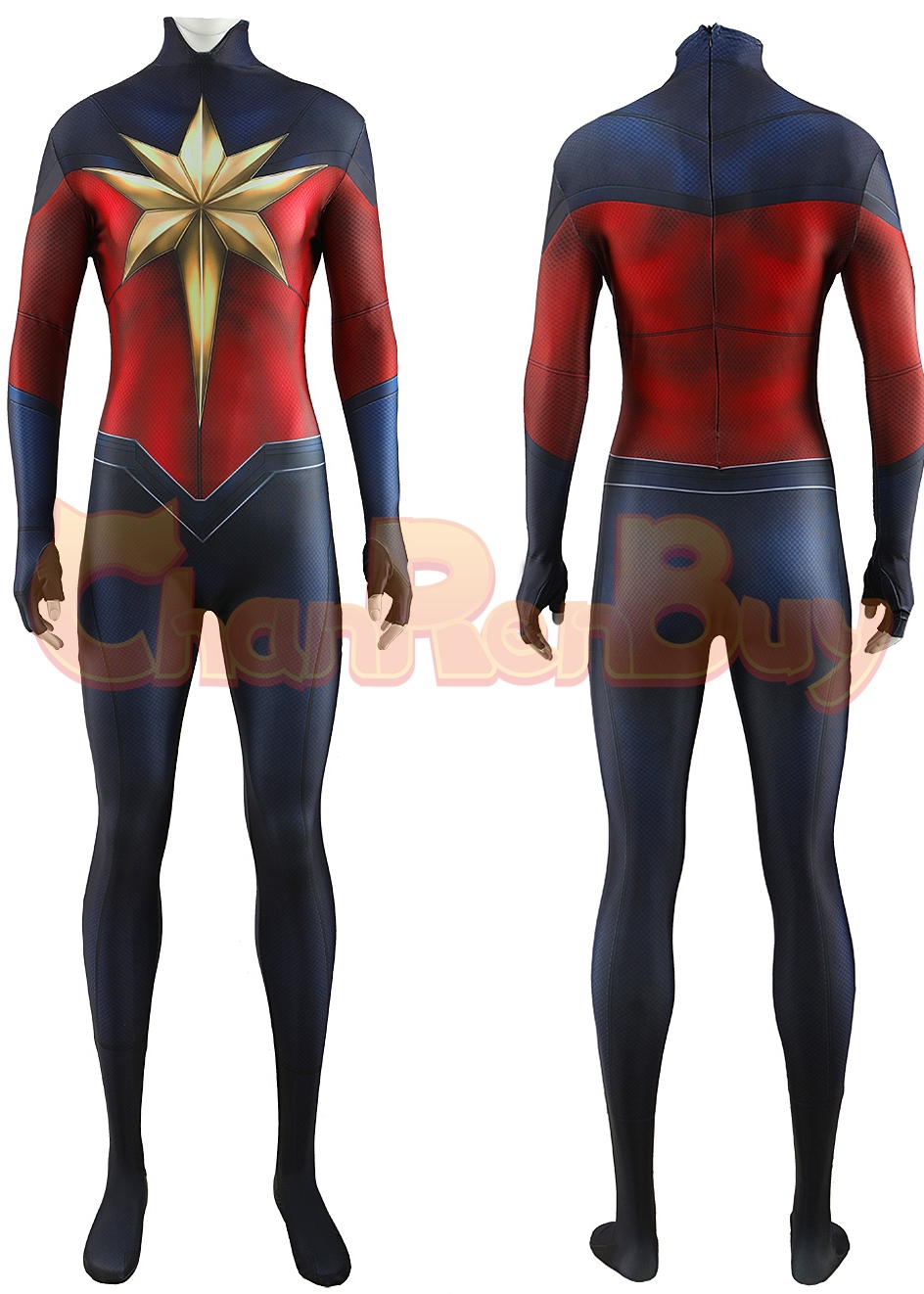The Marvels 2 Costume Carol Danvers Captain Marvel Bodysuit Cosplay Ver.7