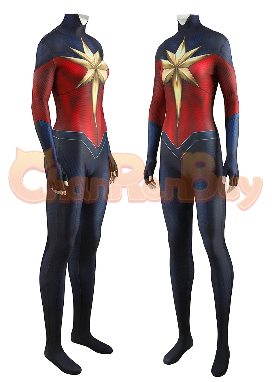 The Marvels 2 Costume Carol Danvers Captain Marvel Bodysuit Cosplay Ver.7