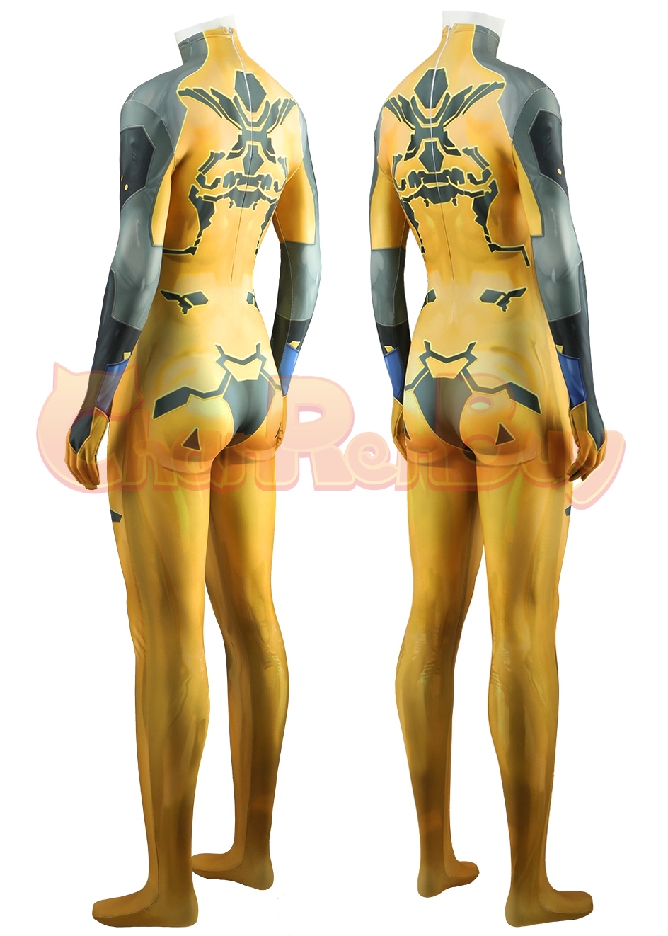 Phantasy Star Costume Quna Bodysuit Cosplay