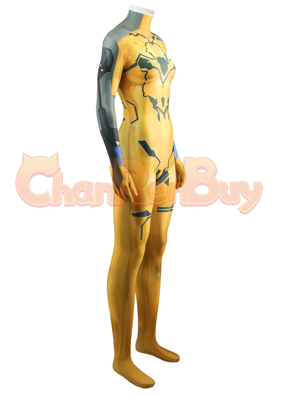 Phantasy Star Costume Quna Bodysuit Cosplay