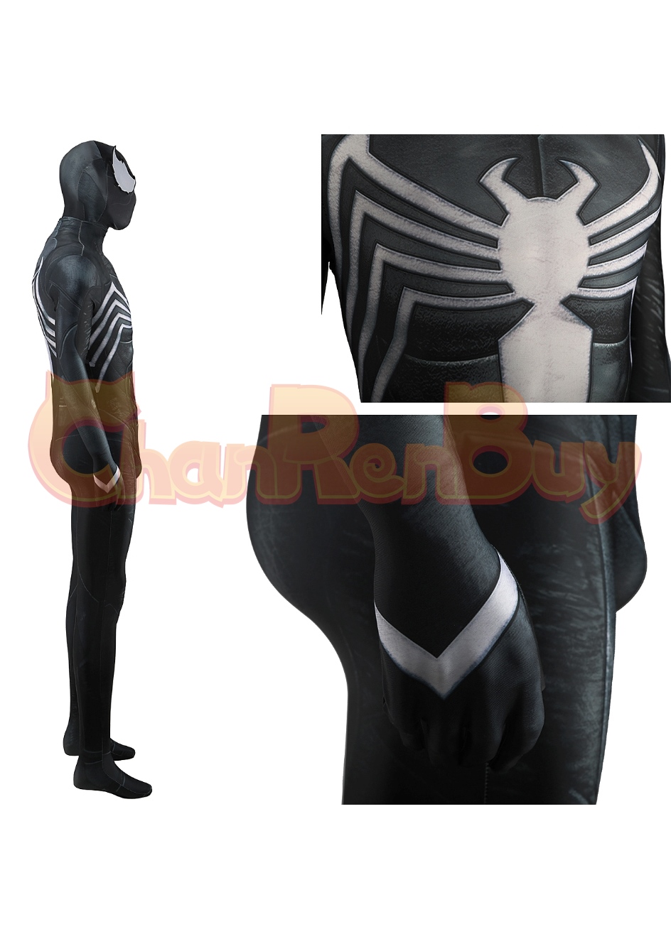 Venom Costume Spider Man Bodysuit Cosplay for Adult Kid