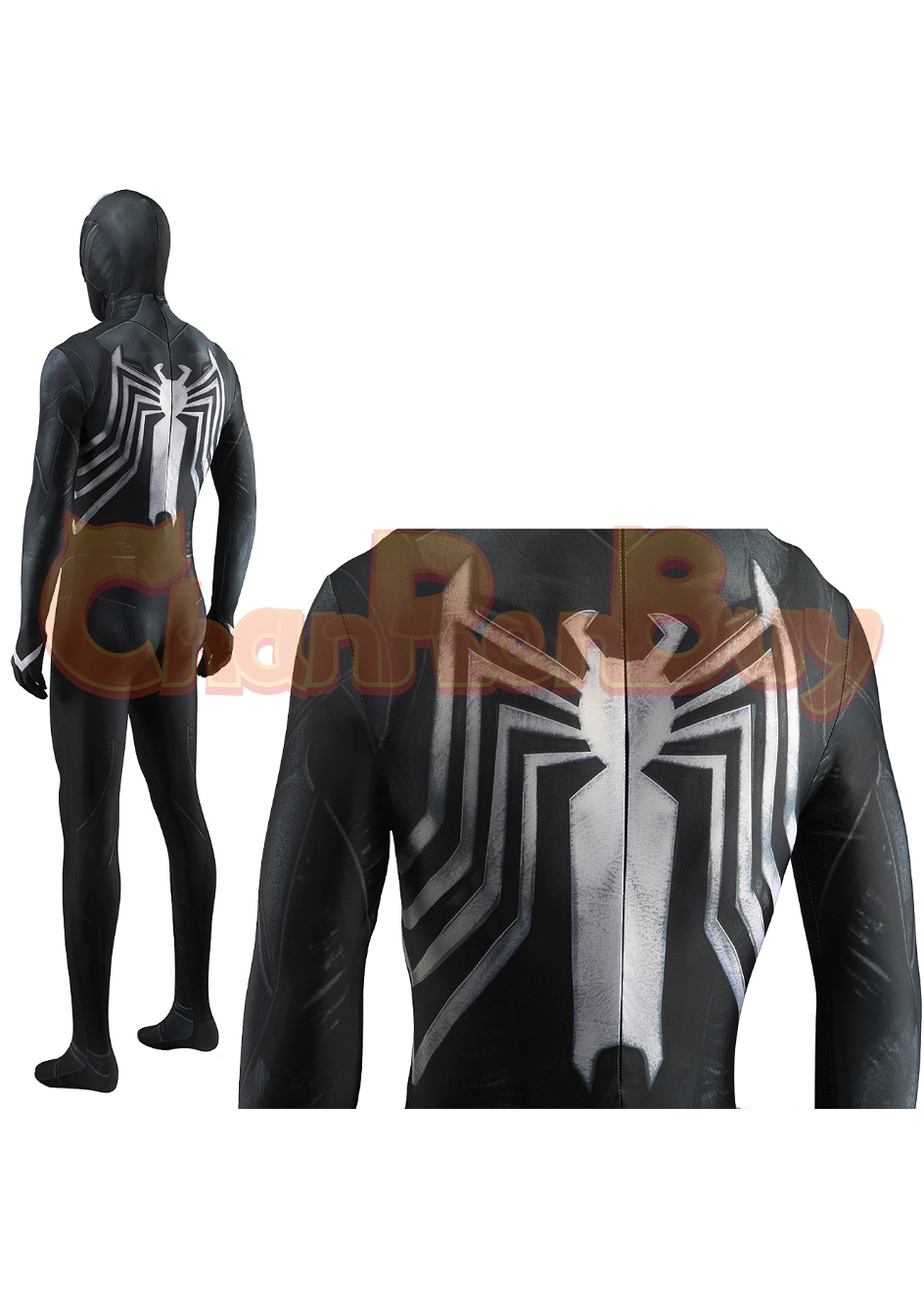 Venom Costume Spider Man Bodysuit Cosplay for Adult Kid