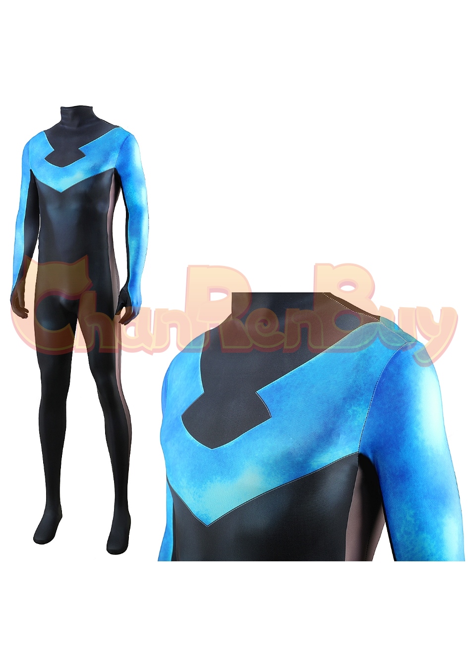 Nightwing Costume Bodysuit Cosplay