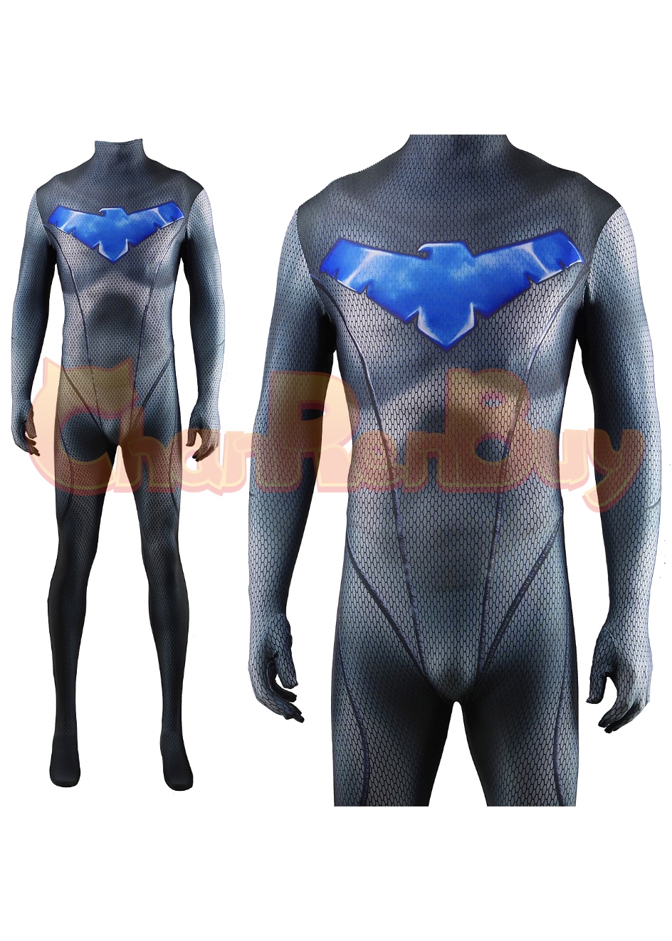 Nightwing Costume Bodysuit Female Version Cosplay for Adult Kid