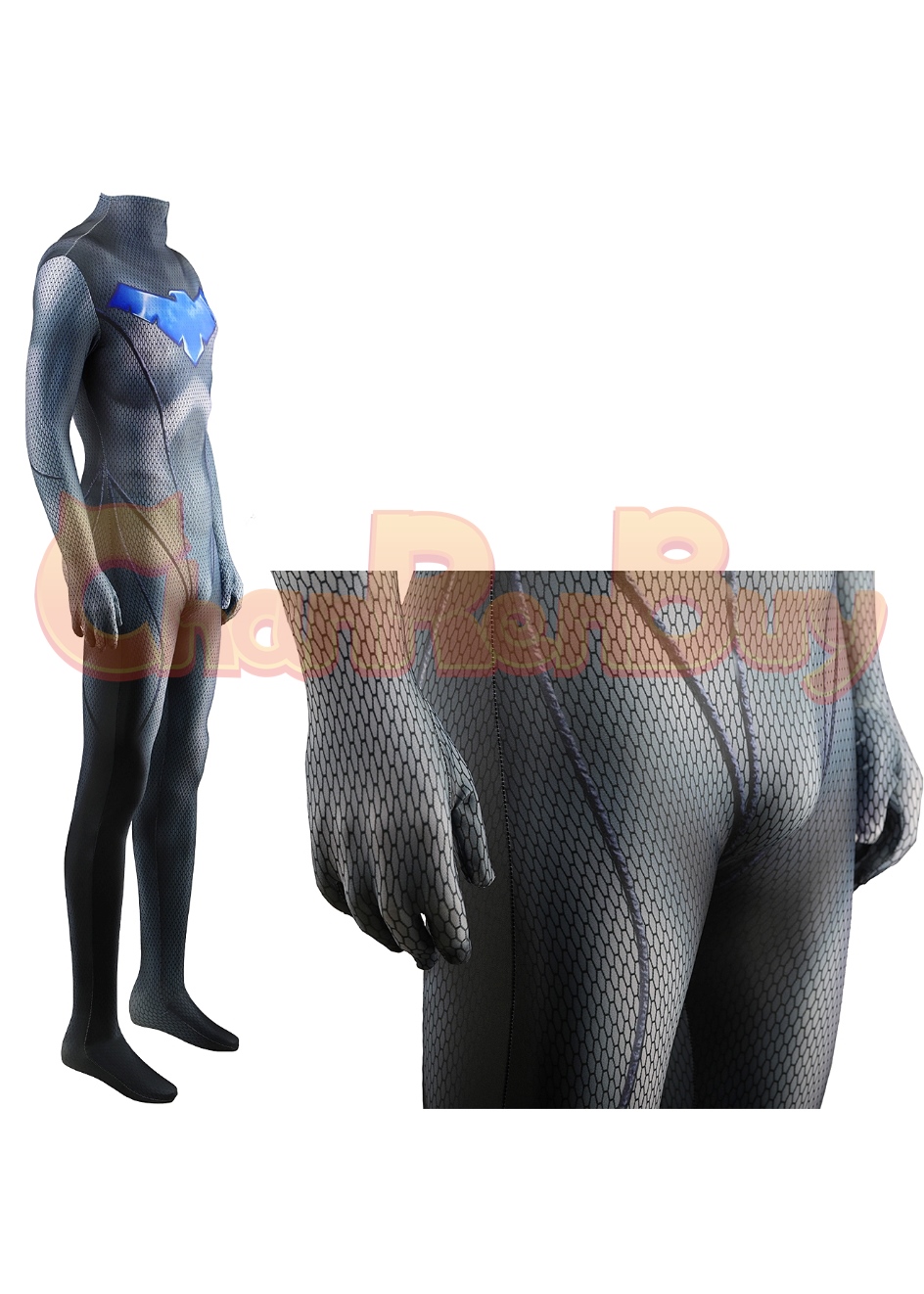 Nightwing Costume Bodysuit Female Version Cosplay for Adult Kid