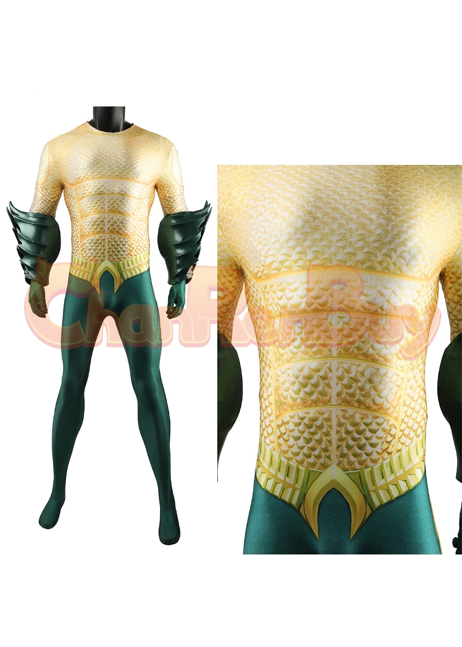 Aquaman Costume Bodysuit Arthur Curry Cosplay for Adult Kid