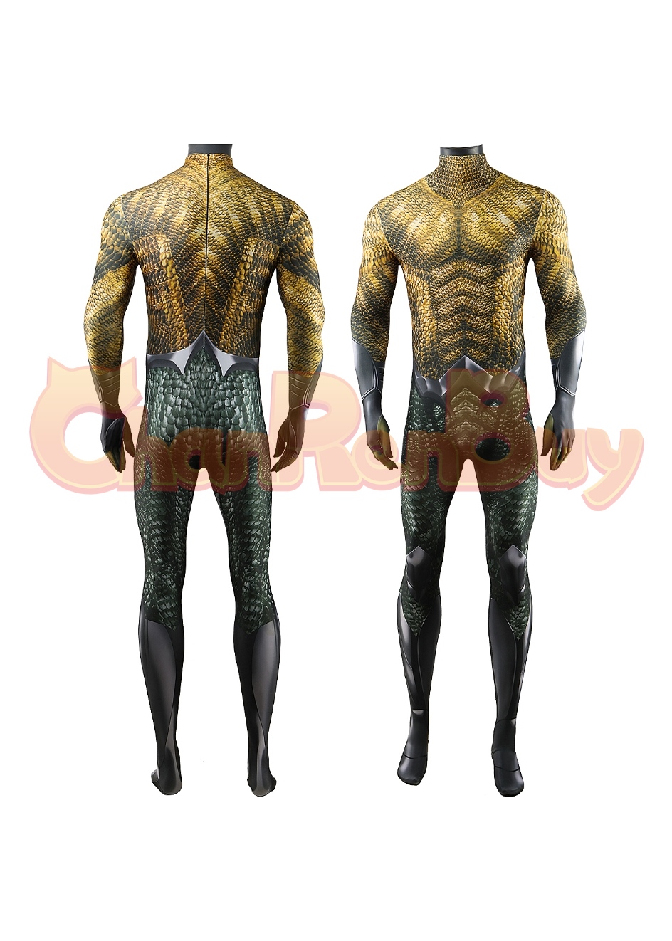 Aquaman Costume Bodysuit Arthur Curry Suit Cosplay for Adult Kid