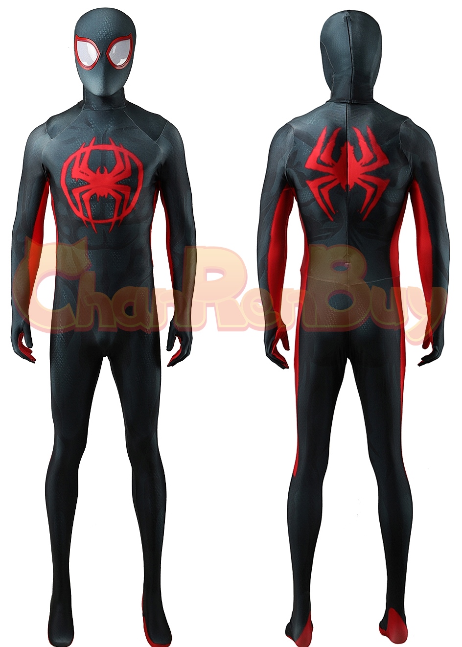 Spider-Man: Across the Spider-Verse Costume Miles Morales Bodysuit Cosplay for Adult Kid Ver.2