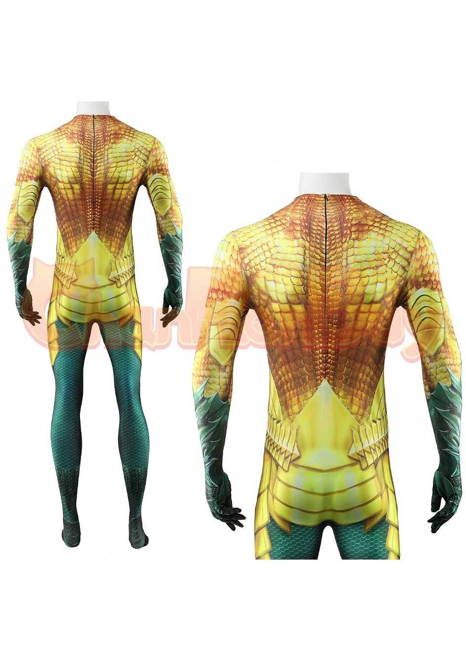 Aquaman and the Lost Kingdom Costume Arthur Curry Bodysuit Cosplay for Adult Kid
