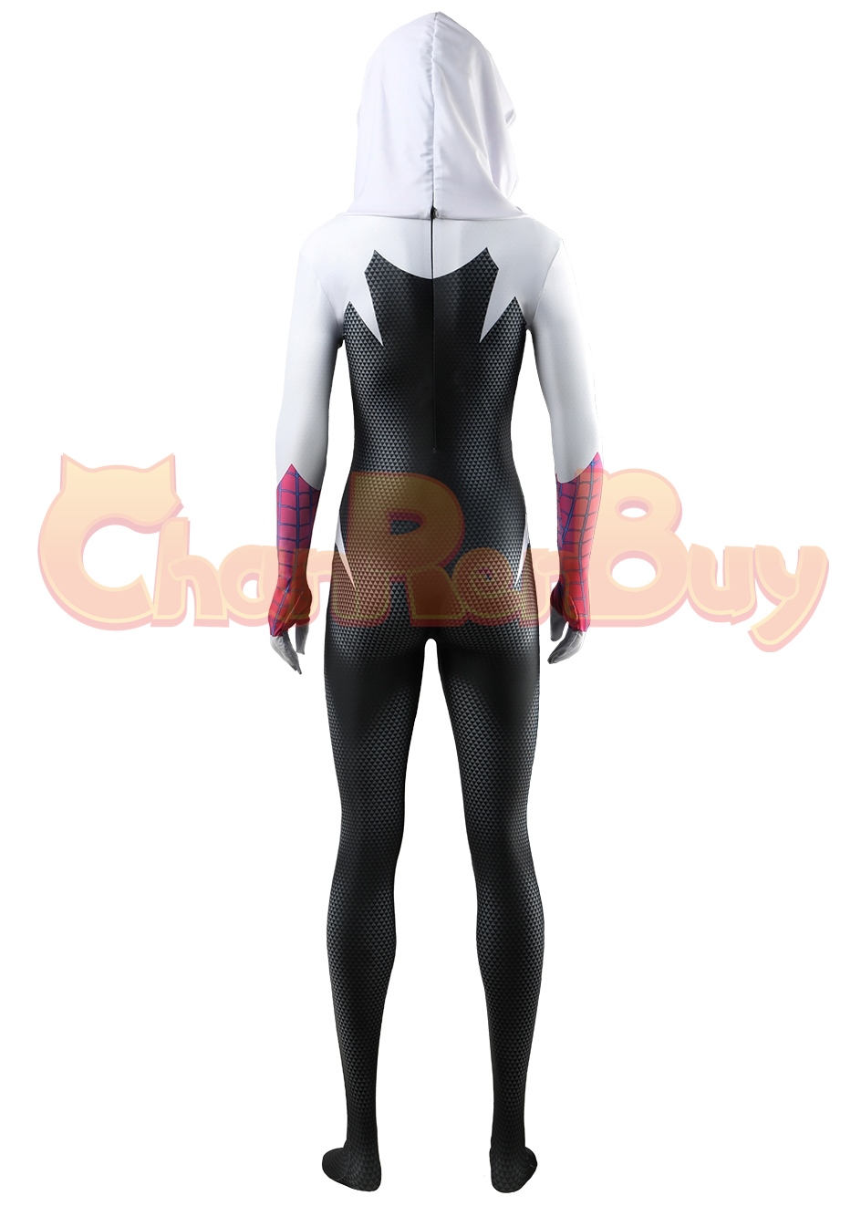 Spider-Man: Across the Spider-Verse Costume Gwen Bodysuit Cosplay for Adult Kid