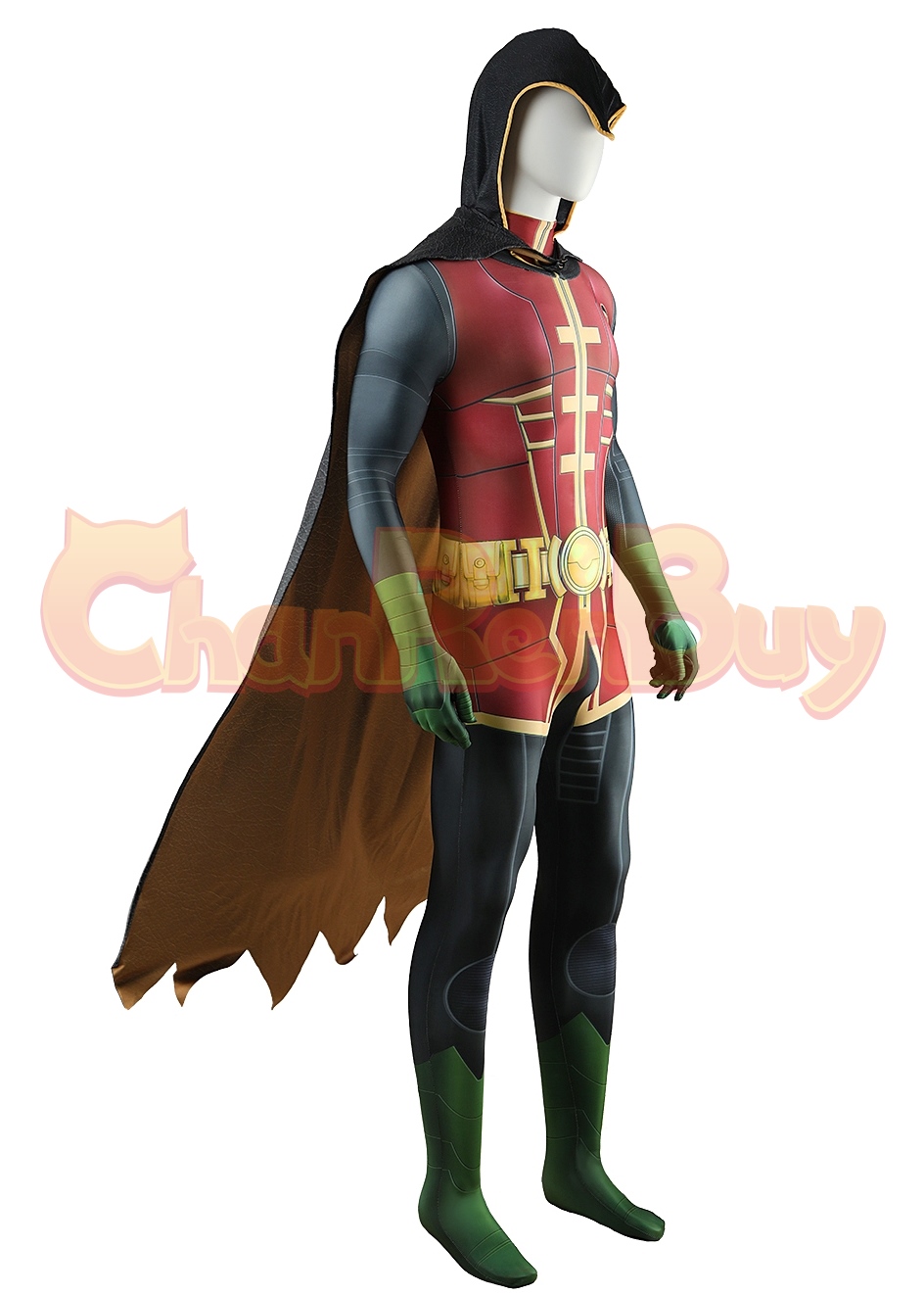 Robin Costume Bodysuit Cosplay for Adult Kid Ver.2