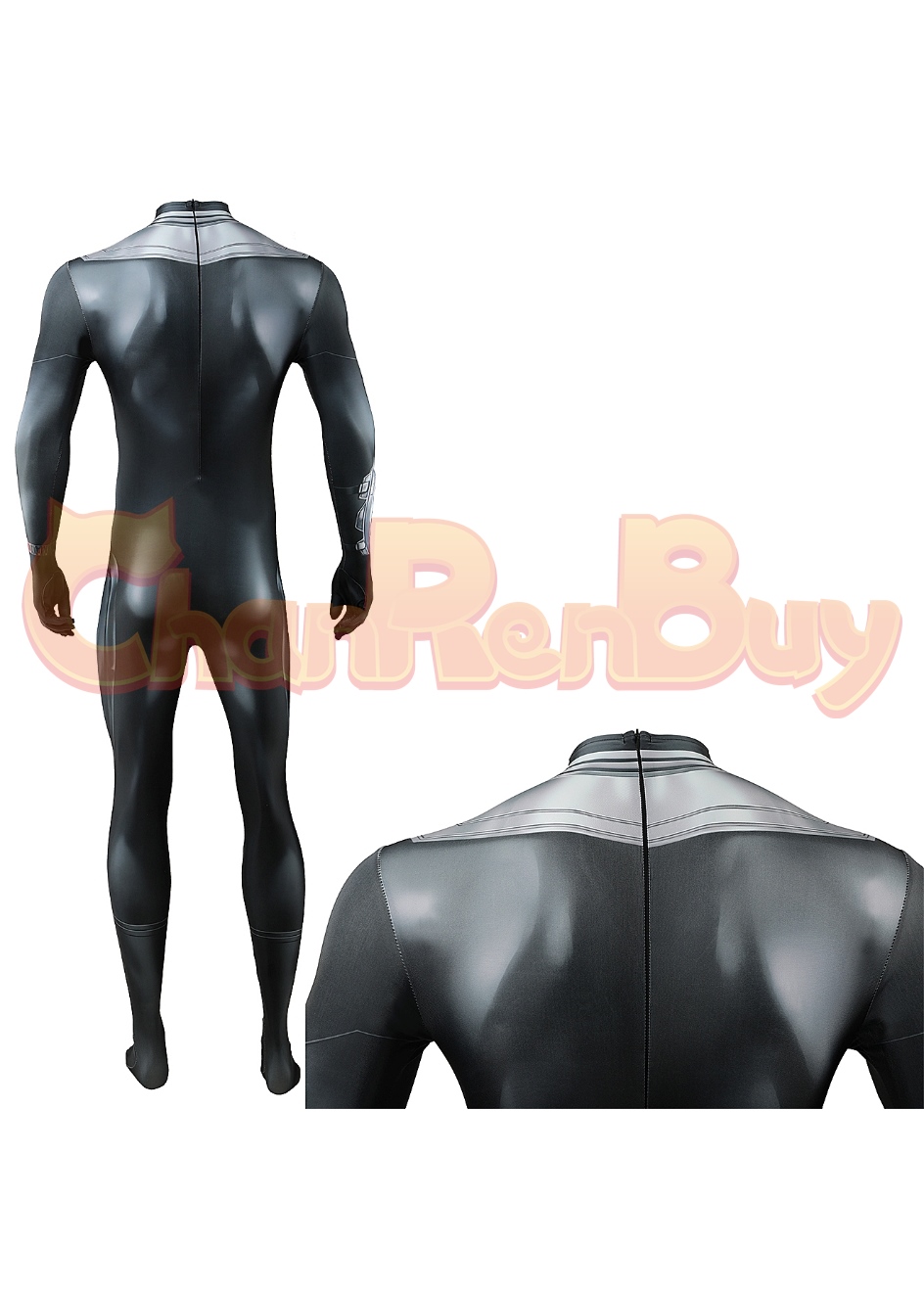 Aquaman and the Lost Kingdom Costume Black Manta Bodysuit Cosplay for Adult Kid