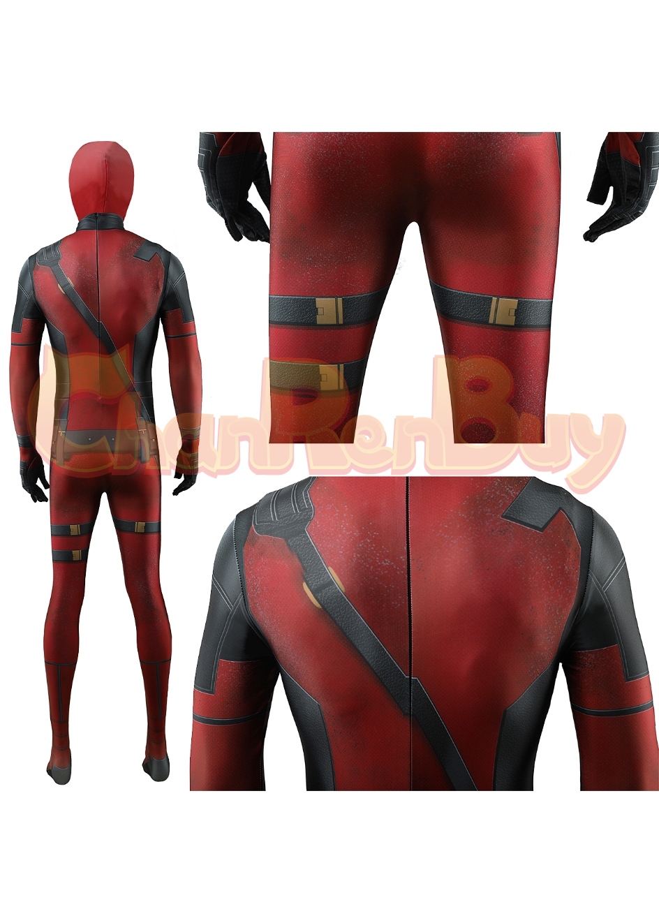 Deadpool 3 Costume Deadpool Bodysuit Cosplay for Adult Kid