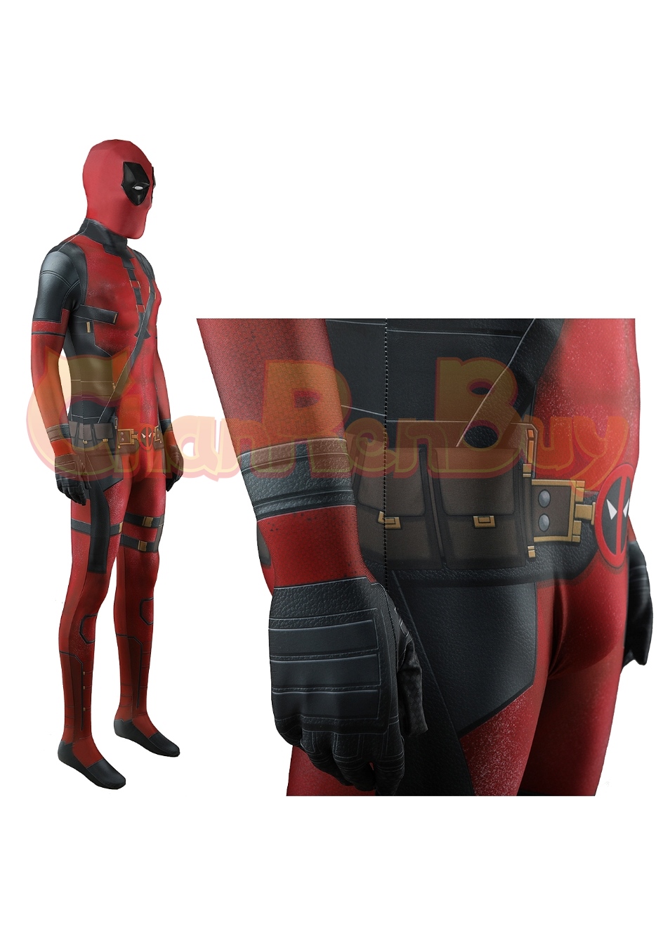 Deadpool 3 Costume Deadpool Bodysuit Cosplay for Adult Kid