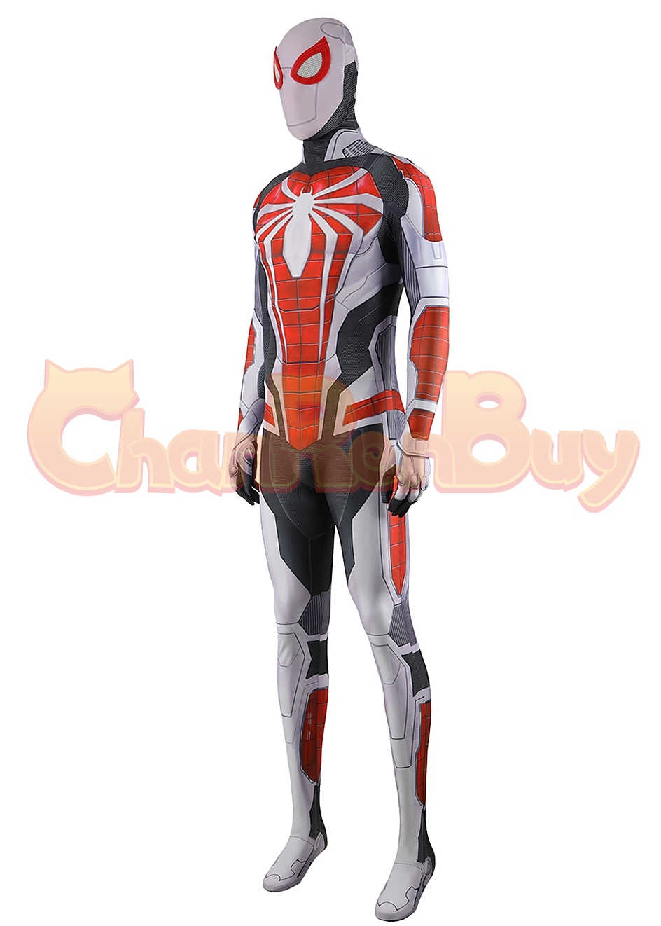 Marvel Spider-Man Costume Spider-Man 2099 White Suit Bodysuit Cosplay for Adult Kid
