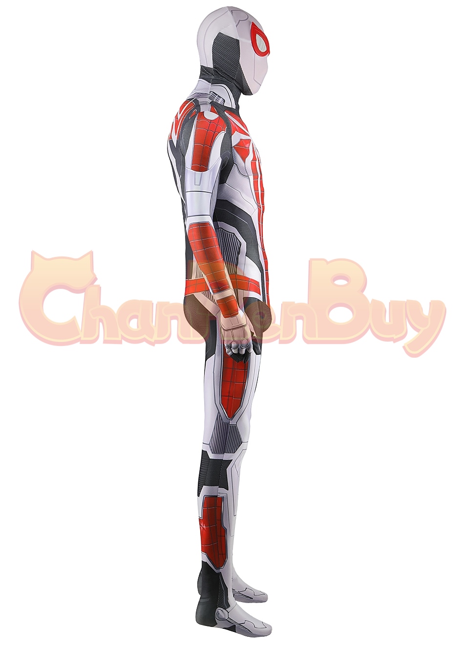 Marvel Spider-Man Costume Spider-Man 2099 White Suit Bodysuit Cosplay for Adult Kid