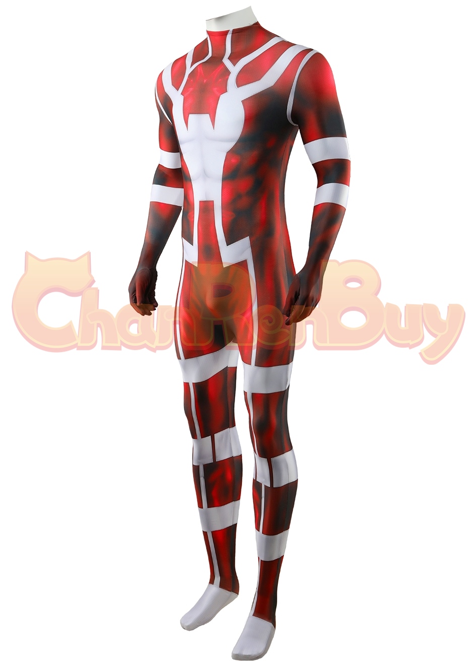 Red Raven Comics Costume Makkari Bodysuit Cosplay for Adult Kid