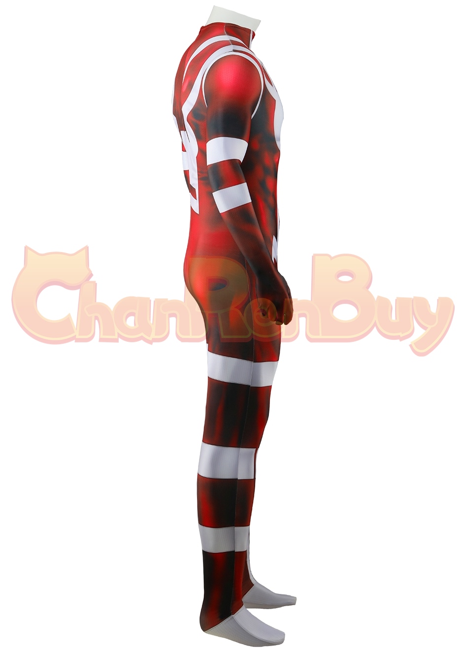 Red Raven Comics Costume Makkari Bodysuit Cosplay for Adult Kid