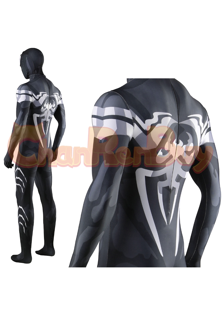 Venom Costume Spider-man Venom Bodysuit Cosplay for Adult Kid Ver.3