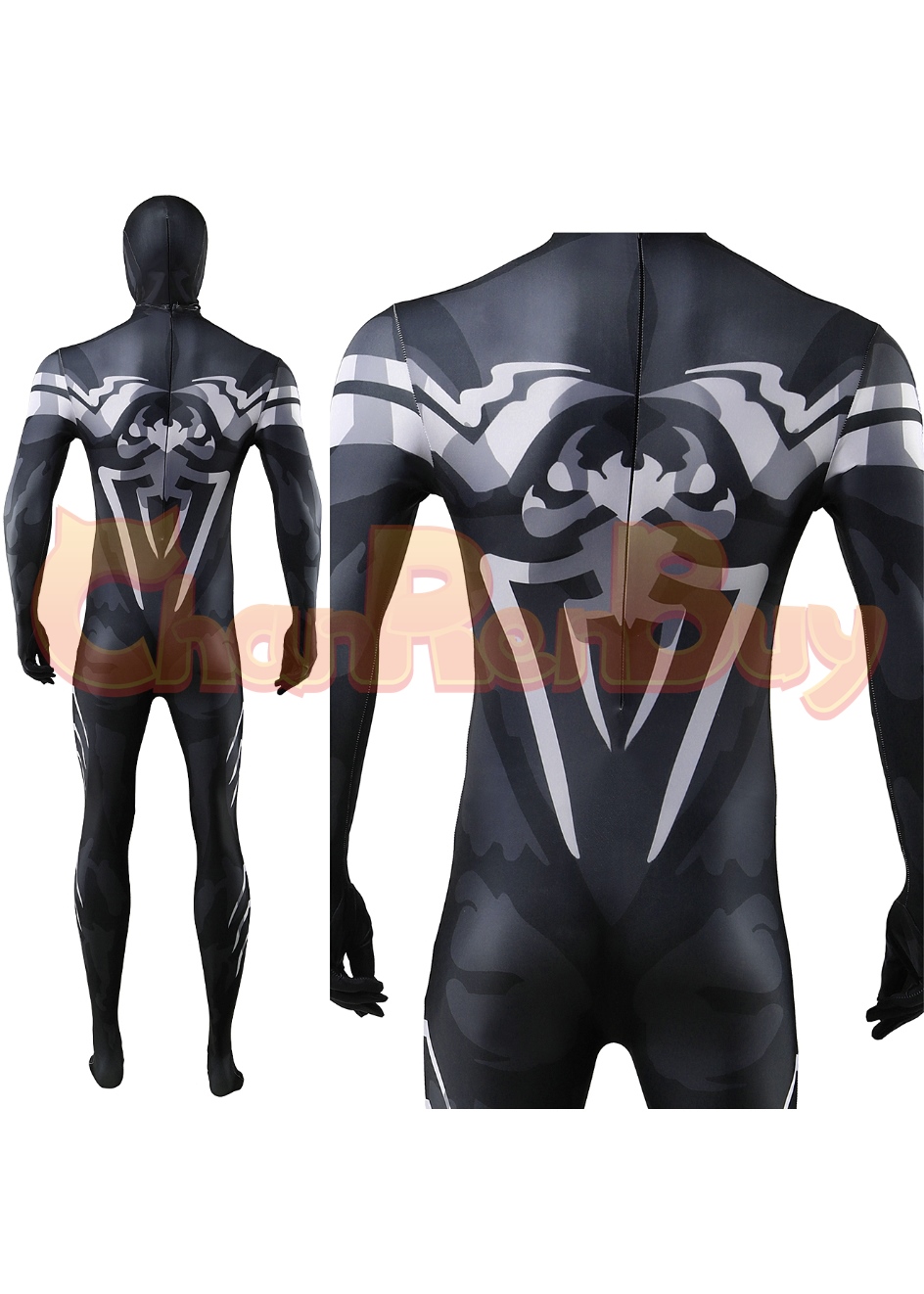 Venom Costume Spider-man Venom Bodysuit Cosplay for Adult Kid Ver.3