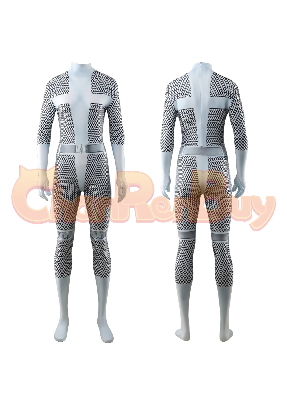 The Spectacular Spider-Man Costume Silver Sable Bodysuit Cosplay for Adult Kid