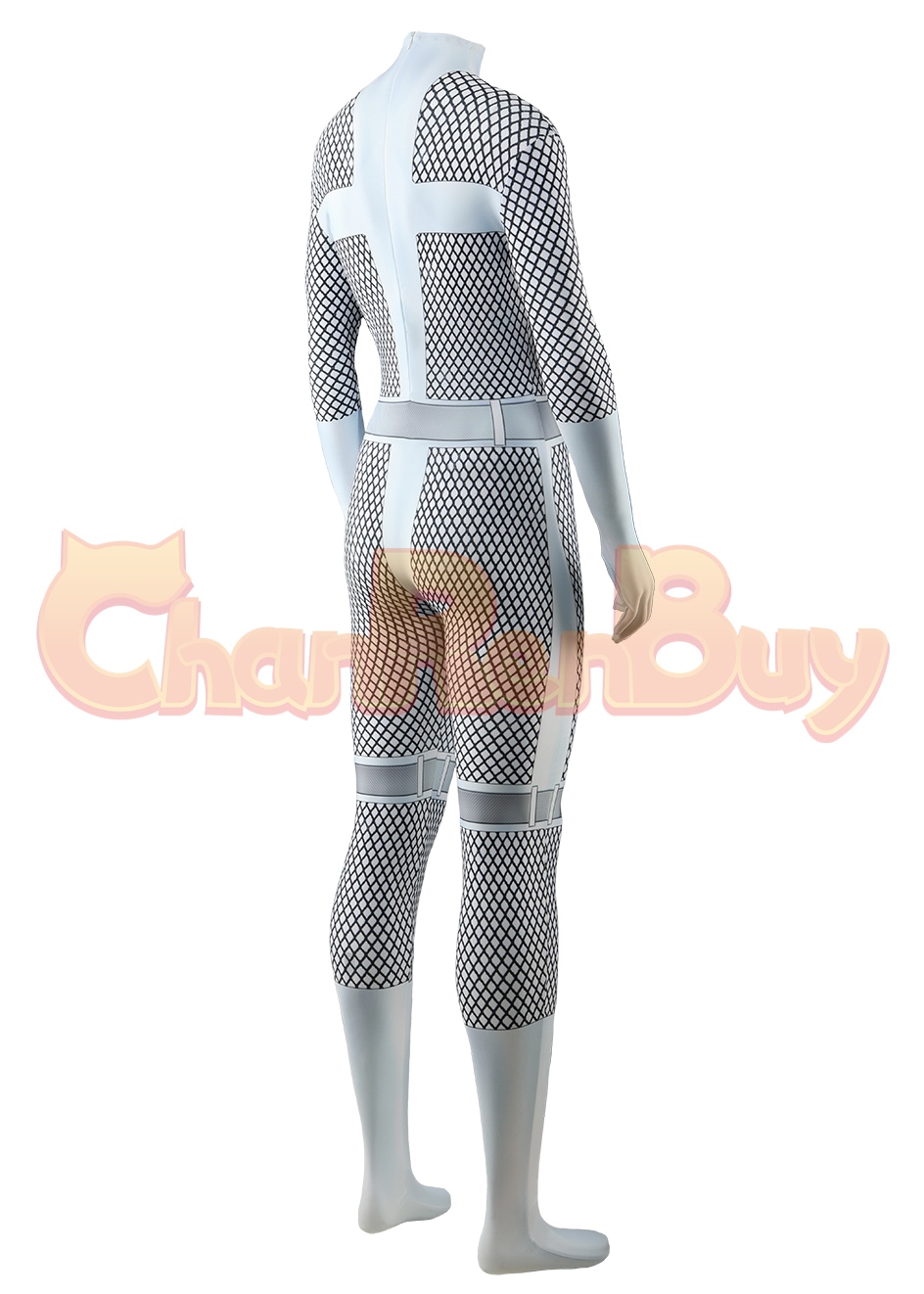 The Spectacular Spider-Man Costume Silver Sable Bodysuit Cosplay for Adult Kid