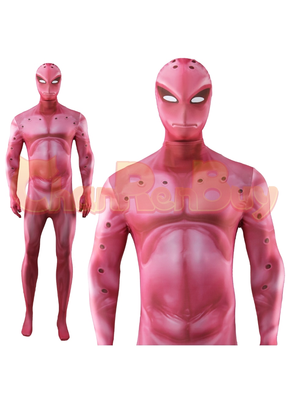 Dragon Ball Costume Majin Buu Bodysuit Cosplay for Adult Kids