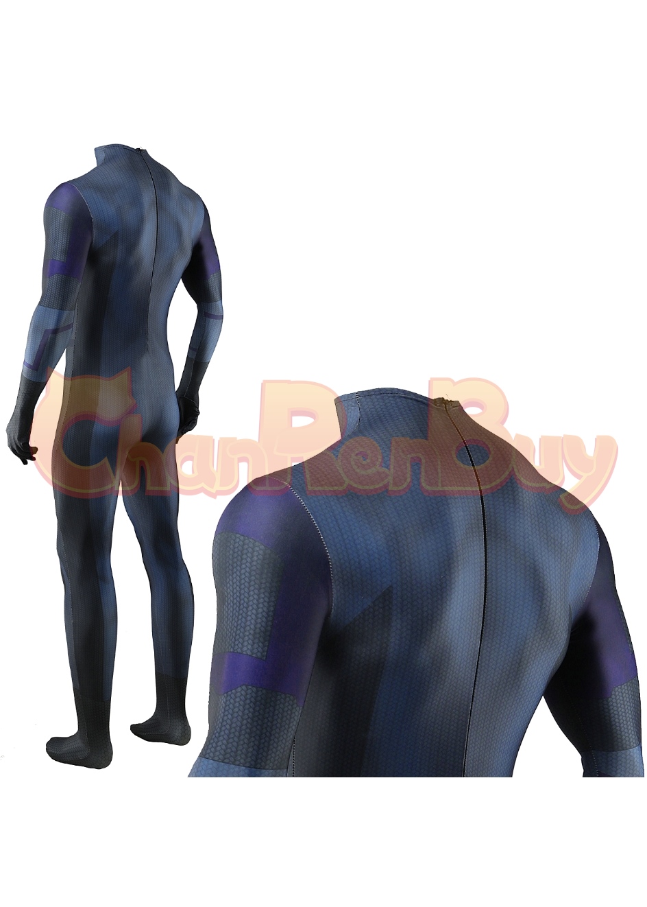Nightwing Costume Bodysuit Cosplay for Adult Kids