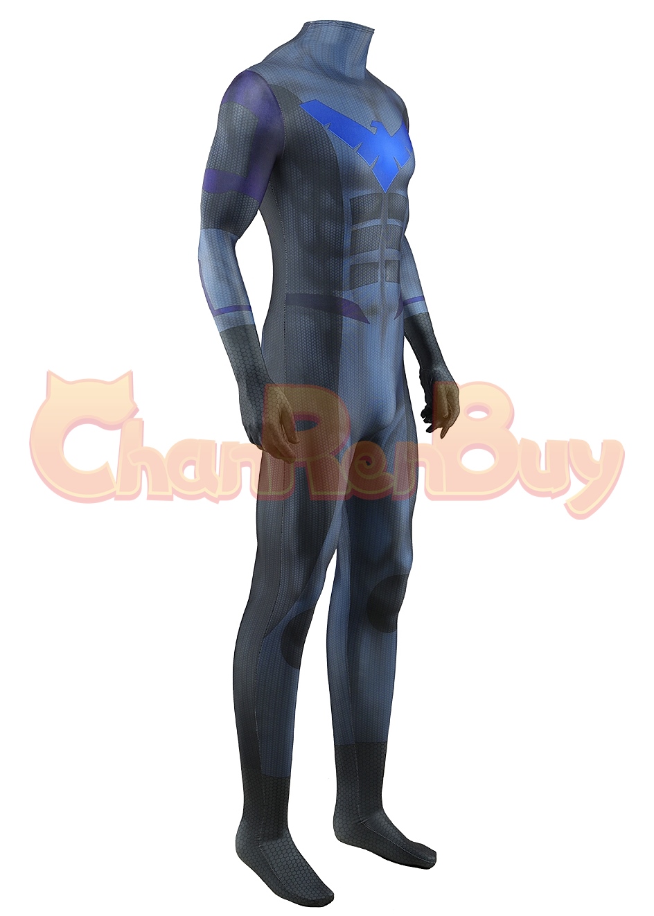 Nightwing Costume Bodysuit Cosplay for Adult Kids