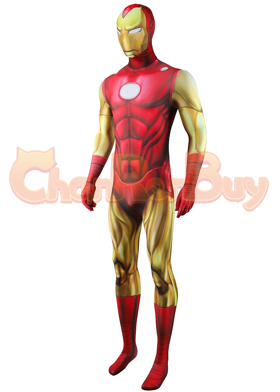 Iron Man Costume Bodysuit Cosplay for Adult Kids