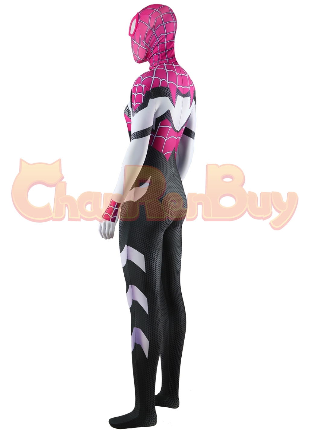 Spider-Man Across the Spider-Verse Costume Gwen Stacy Bodysuit Cosplay for Adult Kids Ver.1