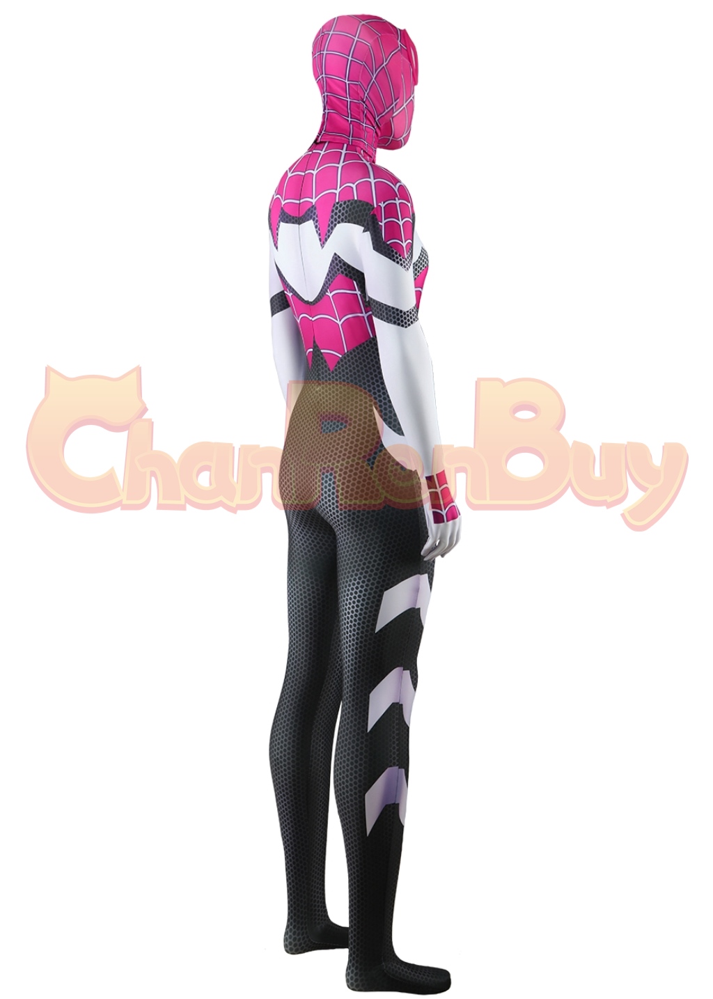 Spider-Man Across the Spider-Verse Costume Gwen Stacy Bodysuit Cosplay for Adult Kids Ver.1