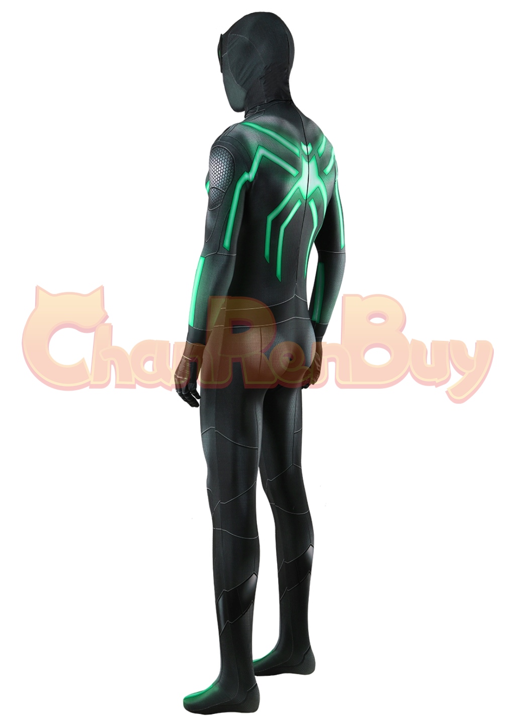 Marvel's Spider-Man Costume Spider-Man Stealth Bodysuit Green Cosplay for Adult Kids