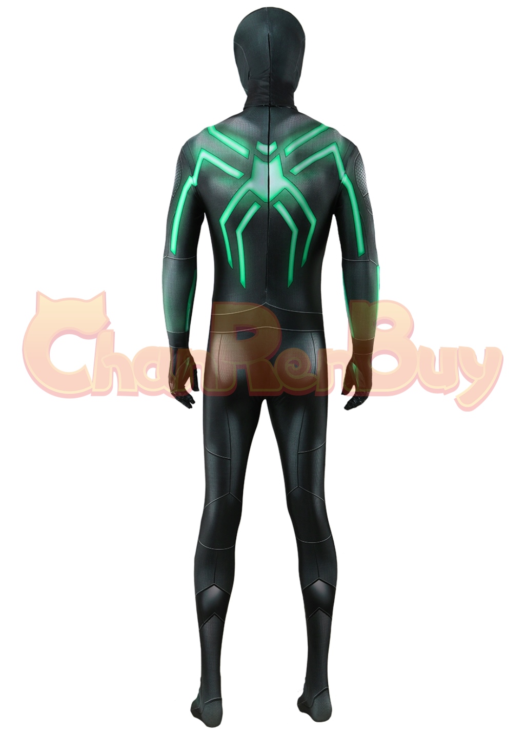 Marvel's Spider-Man Costume Spider-Man Stealth Bodysuit Green Cosplay for Adult Kids