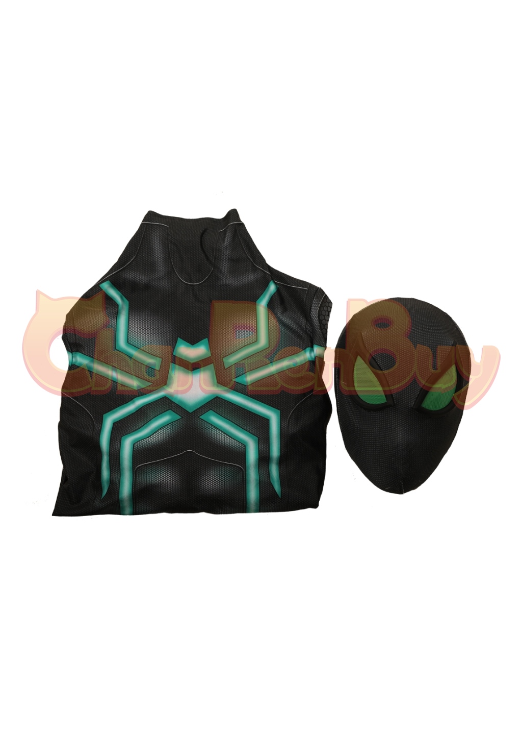 Marvel's Spider-Man Costume Spider-Man Stealth Bodysuit Green Cosplay for Adult Kids