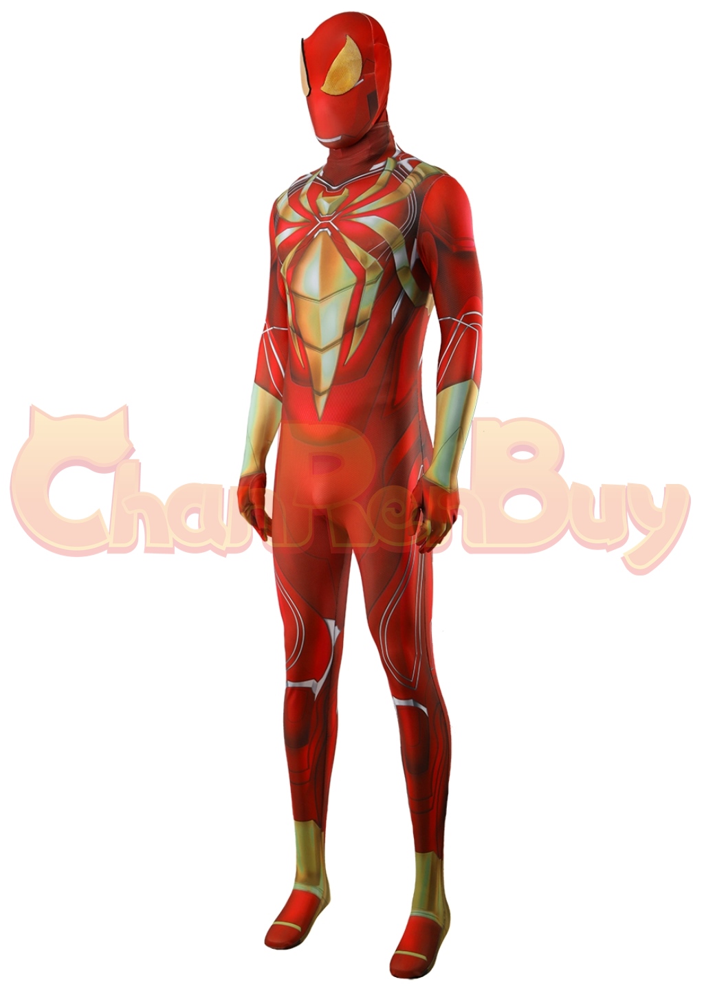 Iron Man Costume Bodysuit Cosplay for Adult Kids Ver.2