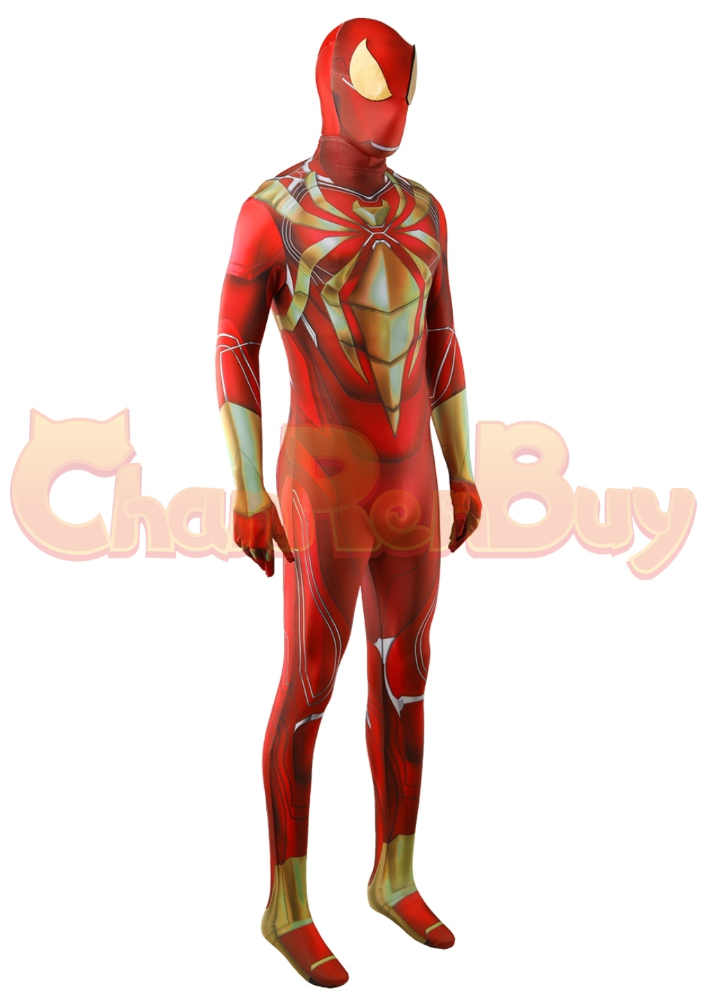 Iron Man Costume Bodysuit Cosplay for Adult Kids Ver.2