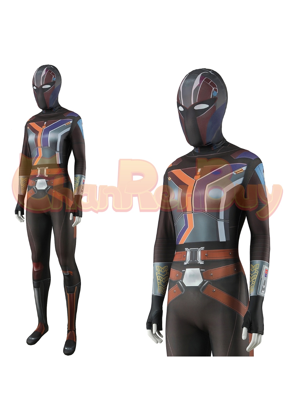 Star Wars Rebels Costume Sabine Wren Cosplay for Adult Kids